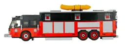 BlueBrixx Feuerwehr Commander Heavy Rescue Rot/Schwarz