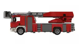 BlueBrixx Feuerwehr Leiterwagen Augsburg