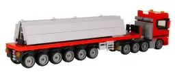 BlueBrixx LKW Schweden 4 Achsen mit Betonplatten