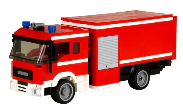 BlueBrixx® LKW Augsburg, Feuerwehr, TGM, GW-L2