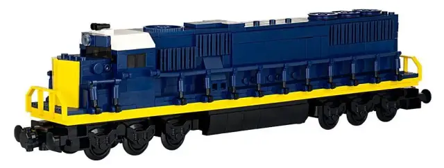 BlueBrixx® Lokomotive EMD SD50, Blau