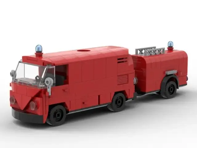 BlueBrixx® Feuerwehr Bus mit Pumpe