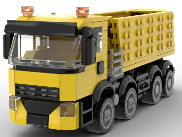 BlueBrixx® LKW Muldenkipper 4-Achser