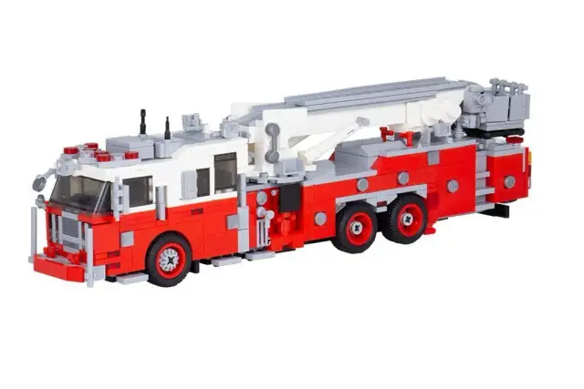 BlueBrixx® Seagrave Aerial Scope red/white