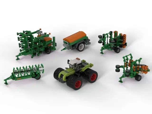 BlueBrixx® Amazone Landmaschinen großes Set