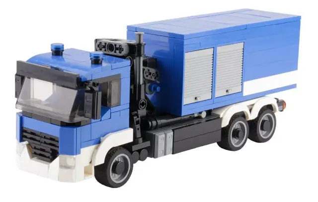 BlueBrixx® Technisches Hilfswerk WLF with 2 containers