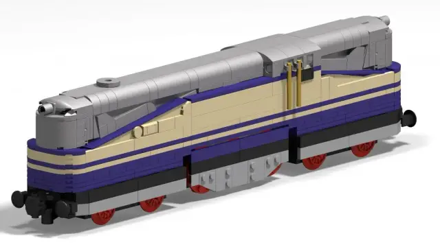 BlueBrixx® Henschel Wegmann Lokomotive