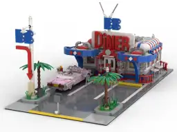 BlueBrixx American Beach - Diner