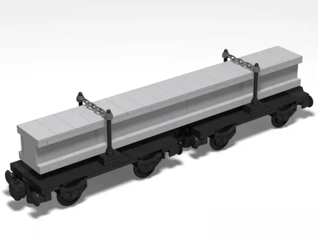 BlueBrixx® Long transport wagon