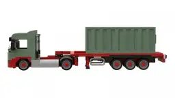 BlueBrixx Logistik LKW mit Seecontainer