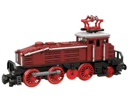 BlueBrixx Lokomotive BR 160 in dunkel rot