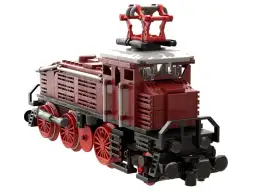 BlueBrixx Lokomotive BR 160 in dunkel rot