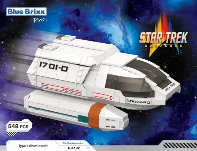 BlueBrixx® STAR TREK™ Shuttle Typ 6