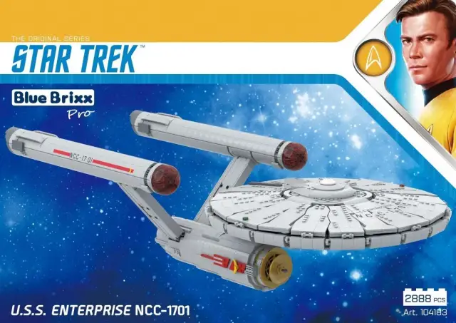 BlueBrixx® STAR TREK™ USS Enterprise NCC-1701