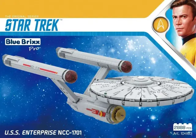 BlueBrixx STAR TREK™ USS Enterprise NCC-1701