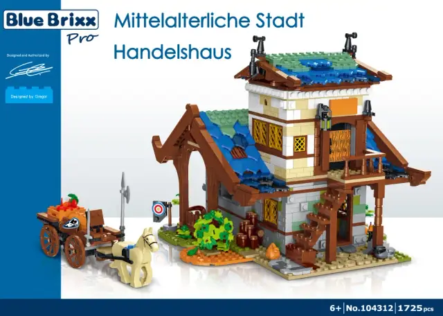 BlueBrixx® Mittelalterliche Stadt - Handelshaus