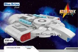 BlueBrixx STAR TREK™ USS Defiant NX-74205