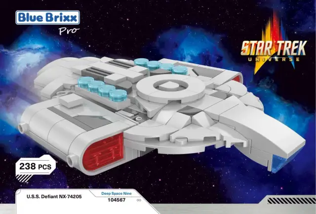 BlueBrixx® STAR TREK™ USS Defiant NX-74205