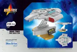 BlueBrixx STAR TREK™ USS Defiant NX-74205