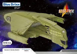 BlueBrixx STAR TREK™ Romulanischer D´deridex-Warbird