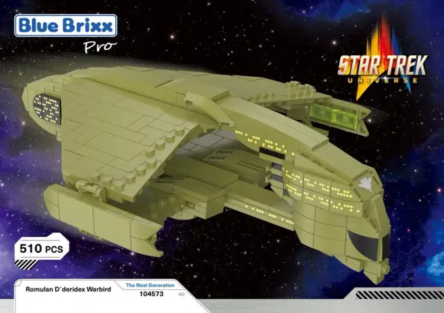 BlueBrixx® STAR TREK™ Romulanischer D´deridex-Warbird