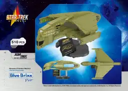 BlueBrixx STAR TREK™ Romulanischer D´deridex-Warbird