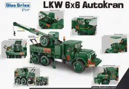 BlueBrixx LKW 7t gl 6x6 Autokran 4