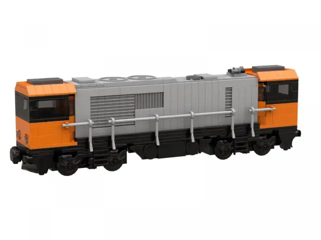 BlueBrixx® Diesel hydraulic freight locomotive