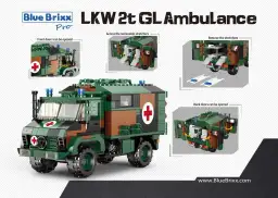 BlueBrixx LKW 2t GL Ambulanz, Bundeswehr