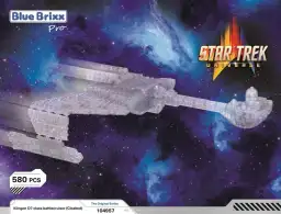 BlueBrixx STAR TREK™ Klingon D7 Klasse Schlachtkreuzer Getarnt