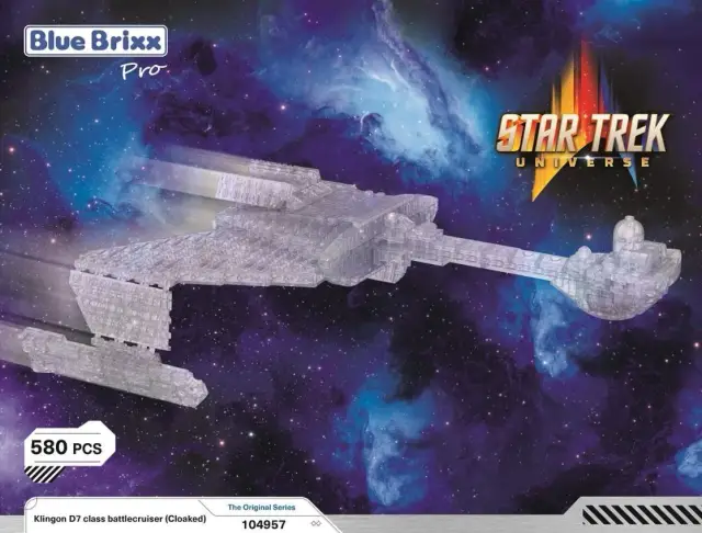 BlueBrixx® STAR TREK™ Klingon D7 Klasse Schlachtkreuzer Getarnt