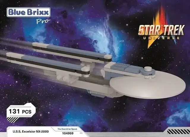 BlueBrixx® STAR TREK™ USS Excelsior NX-2000