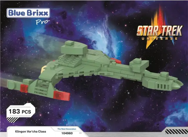 BlueBrixx® STAR TREK™ Klingon Vor’cha Class