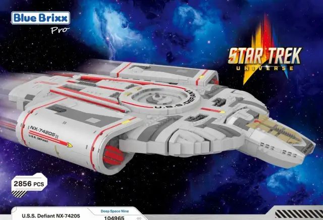 BlueBrixx® STAR TREK™ USS Defiant NX-74205