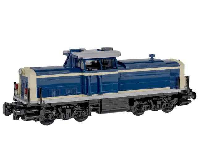 BlueBrixx® Lokomotive V100 dunkel blau