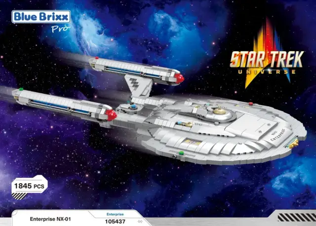 BlueBrixx® STAR TREK™ Enterprise NX-01