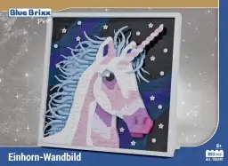 BlueBrixx Einhorn-Wandbild