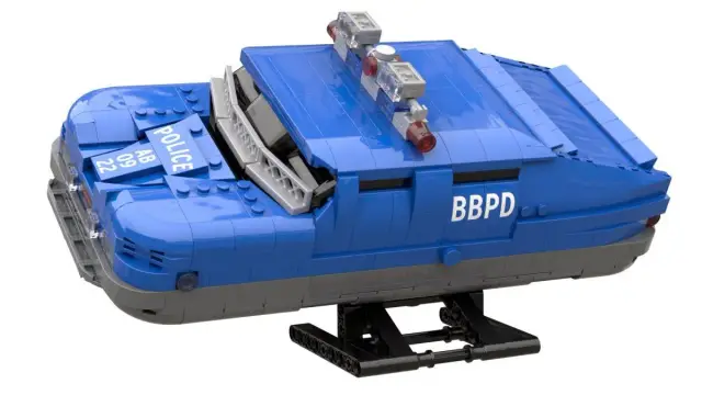 BlueBrixx® Fliegendes Polizeiauto