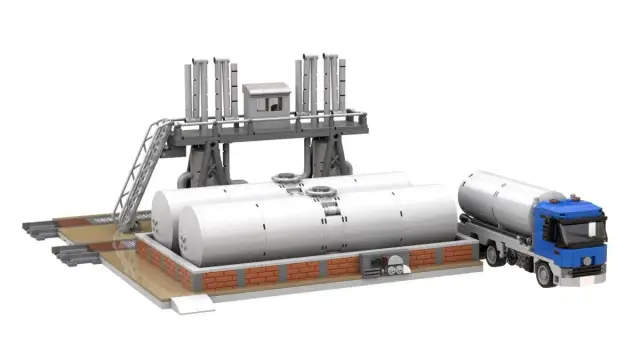 BlueBrixx® Kesselwagenabfüllstation