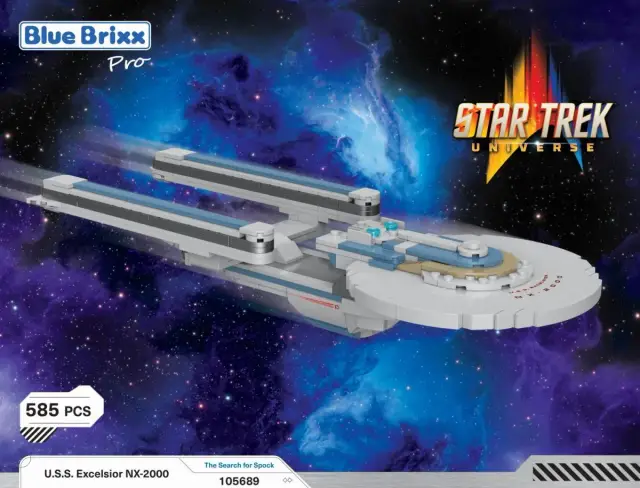 BlueBrixx® STAR TREK™ USS Excelsior NX-2000