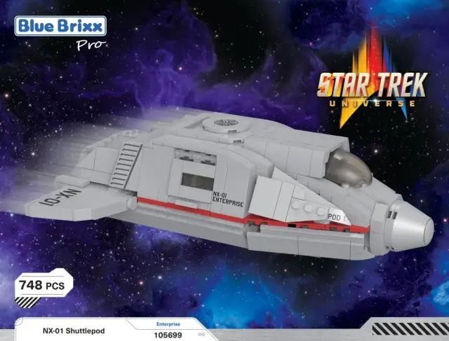 BlueBrixx® STAR TREK™ NX-01 Shuttlepod