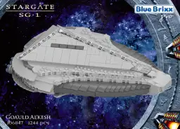 BlueBrixx Stargate™ Goa'uld Alkesh