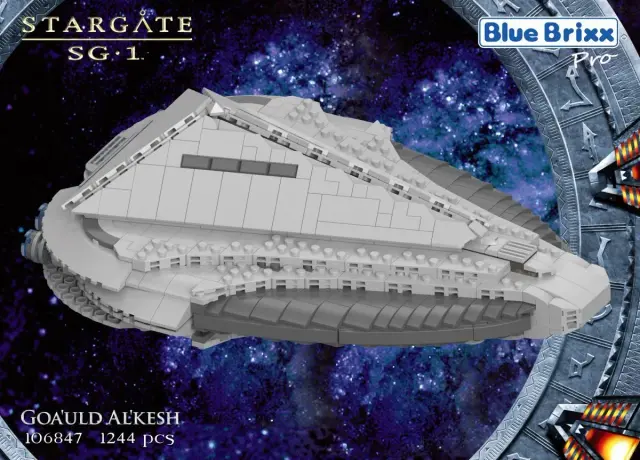 BlueBrixx Stargate™ Goa'uld Alkesh