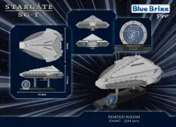 BlueBrixx Stargate™ Goa'uld Alkesh