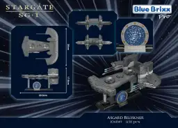 BlueBrixx Stargate™ Asgardschiff Beliskner