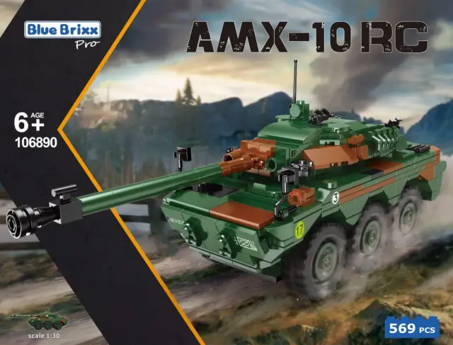 BlueBrixx® AMX-10 RC Schützenpanzer