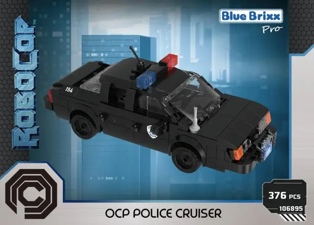 BlueBrixx® RoboCop™ OCP Police Cruiser