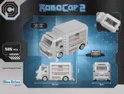 BlueBrixx RoboCop™ Cains gepanzerter Transporter