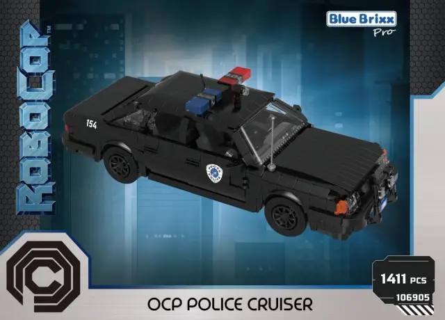 BlueBrixx® RoboCop™ OCP Police Cruiser