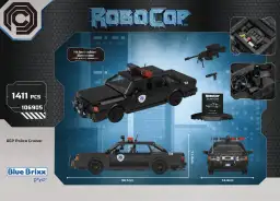 BlueBrixx RoboCop™ OCP Police Cruiser